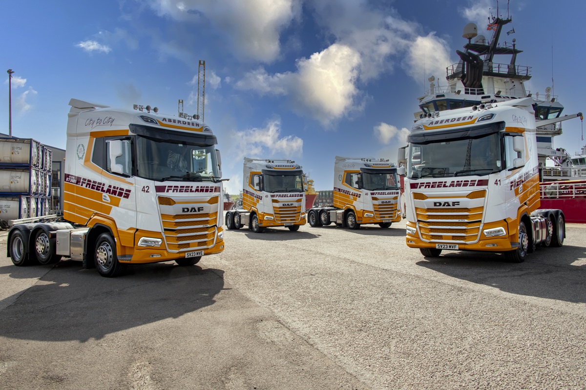 DAF XG quartet for Aberdeen-based Freeland Freight