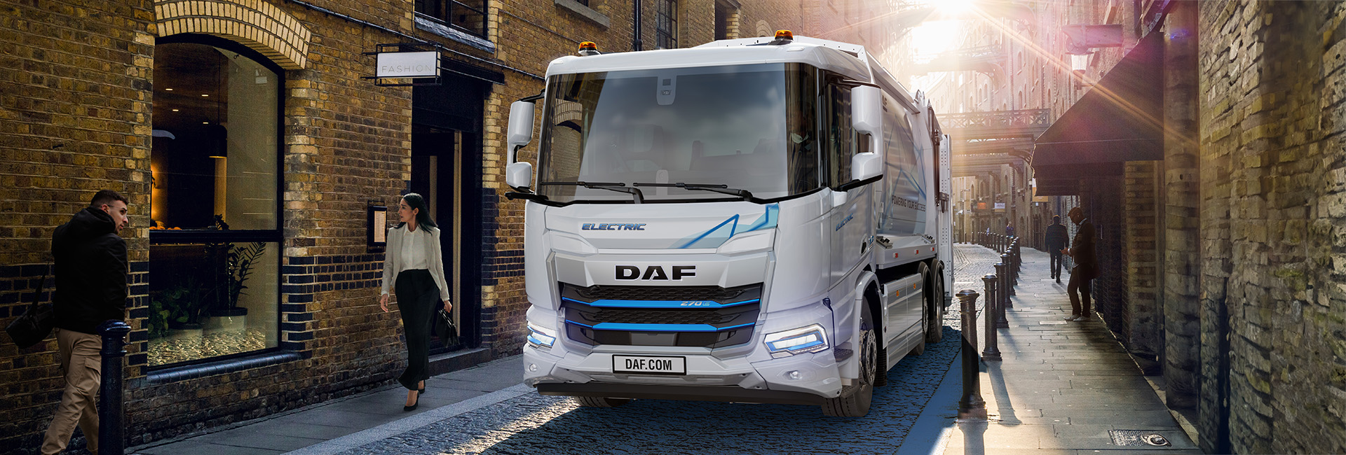 DAF XD Electric garbage collector